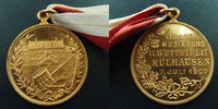 Mulhouse MULHOUSE, médaille, 7 Juillet 1907, musikbund Alsace-Lorraine 2e concours, avec ruban, 28,5 mm, SUPERBE+ -