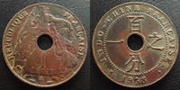 Indochine 1 cent INDOCHINE Française, 1 cent 1938 A, LEC.99 TTB -