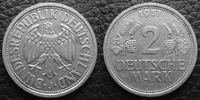 Allemagne BDR, Deutschland BDR, Germay BDR 2 Mark 2 Mark 1951 J, J.386 petites tâches sinon TTB+ -