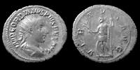 Roman Empire antoninien GORDIANUS, GORDIEN III, antoninien Rome en 239, VIRTUS AUG, 22-23mm, 4,21 grms, RIC 71 TTB -