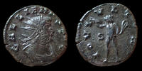 Roman Empire antoninian GALLIENUS, GALLIEN, antoninian Rome en 258-259, IOVI VLTORI / S, 18-19mm, 2,86 grms, RIC 221 TTB+ -
