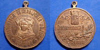 Colmar COLMAR, médaille avec bélière, laiton 28,2mm, Historich Gewerblicher Umzug, Ostermontag 1898, TTB -