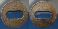 Mulhouse 15 pfennig Mulhouse, Alsace, haut Rhin, Mulhausen in Elsass, jeton de 15 pfennig, A.GUTKNECHT, zum Nordfeld, trou oblong, Marchand 325.1b t -