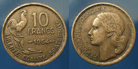 France 10 Francs 10 Francs Guiraud 1954, Gad.812 TTB quelques tâches -