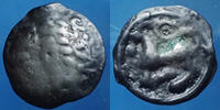 Sequani, Sequanes potin Sequanes, Sequani, potin Q.SAM, cheval à gauche, 18,5mm, 4,23 grms, DT.3252 Var./ LT.5393 Var. TB/TTB Rare! -