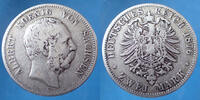 Allemagne, Deutschland, Sachsen, Saxe, Sachs 21 mark Sachsen, Saxe, Deutschland, Allemagne, Albert von sachsen, 21 mark 1876 E, Jaeger 121 TB à TTB -