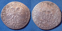 Allemagne, deutschland, Konstanz 10 kreuzer Konstanz, Ferdinand II vers 1619, 10 kreuzer non daté, KM.119 Var., 26mm, 4,53 g, légèrement tréflé sinon SUP -