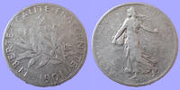France 2 Francs 2 Francs 1901 semeuse de Roty, Gad.532 TB -