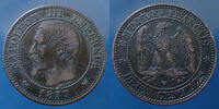 France 2 centimes 2 centimes 1857 W Lille, Napoléon III, G.103 TB à TTB -