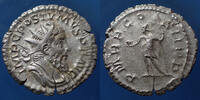 Roman Empire antoninianus POSTUMUS, antoninianus Trier / Koln en 262, PM TR P COS II PP, Ric 55, 23mm, 3,36g, TTB à SUP -