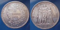 France 5 Francs 5 Francs Hercule 1849 A Paris, Gad.683 légères traces sinon SUPERBE+ -