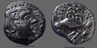 Senones, Senons bronze Senones, Senons, bronze GIAMILOS SIINV, oiseau à gauche, DT 2631, 14x16mm, 3,68g, P.SUP -