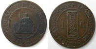 Indochine INDOCHINE, 1 centième 1894 A, LEC 45 Presque TTB -
