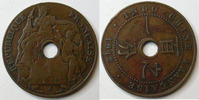 Indochine 1 centime INDOCHINE, 1 centime 1912 A, LEC.73 TTB+ -