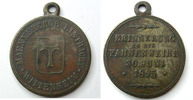 Wittenheim WITTENHEIM, Médaillette, veillé du drapeau, 30 Juin 1895 -