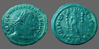 Roman Empire follis CONSTANTIN Ie, CONSTANTINUS I, follis Londres en 307-310, PRINCIPI IVVENTVTIS, 23-24mm, 6,44 grms, RIC 112 TTB+ -