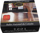 Kanada 1 Dollar 2001 50-jähriges Bestehen des Canada National Ballet BU