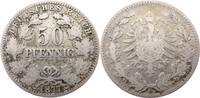 Deutschland / Deutsches Kaiserreich 50 Pfennig Fünfzig Pfennig - J.8 -