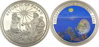 Palau 1 Dollar Independence - Palau nautilus, Nautilus belauensis - Neptune & Mermaid - 1$ -