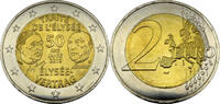 Frankreich 2 Euro 50 Jahre Elyseé-Vertrag -