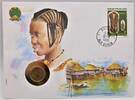 Benin 5 Francs 1986 Konterfei einer Frau - Numisbrief BU