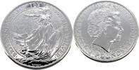 Gro&szlig;britannien 2 Pounds / 1 Oz 2015 Britannia - 1 oz .999 Fine Silver - ... 64.90 &pound;  +  17.08 &pound; shipping