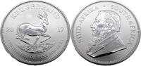 Südafrika 1 Krügerrand / 1 Oz 1 Unze Silber-50-jähriges Jubiläum - Krügerrand -