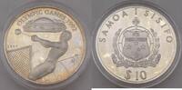 Samoa / Westsamoa (Samoa i Sisifo) 10 Dollars / $10 / 10 Tala Olympische Spiele 1992 - Barcelona - Hammerwurf -