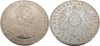 Kaiserreich Preußen 5 Mark Wilhelm II. Deutscher Kaiser König von Preussen,J.114 -