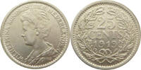 Niederlande 25 Cents Wilhelmina -