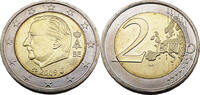 Belgien 2 Euro Motiv König Albert II, 2nd. Map, 2nd. Type und 1st. Portrait -