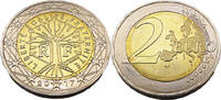 Frankreich 2 Euro Motiv Baum des Lebens, 2nd. Map -