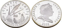 Cook Islands 10 Dollar / 1 Oz Olympische Winterspiele 2010, Von Torina nach Vancouver -