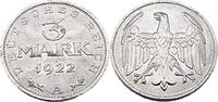 Weimarer Republik 3 Mark 3 Mark, J.302 -