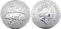 Großbritannien 2 Pounds / 1 Oz Chinesischer Tierkreis - Jahr des Schweines -