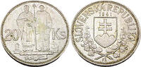 Slowakei 20 Kronen Hl. Kyrill und Methodius -