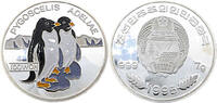 Nordkorea 100 Won Adélie-Pinguin -