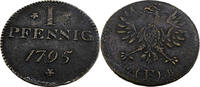 Frankfurt Stadt 1 Pfennig Standardumlaufmünze - 1 Pfennig Freie Stadt Frankfurt -