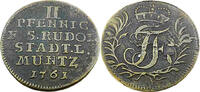 Schwarzburg-Rudolstadt 2 Pfennig Standardumlaufmünze - 2 Pfennig Schwarzburg-Rudolstadt - Johann Friedrich -