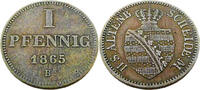Sachsen-Altenburg 1 Pfennig Standardumlaufmünze - 1 Pfennig Sachsen-Altenburg - Ernst I (1853-1908) -