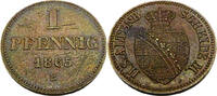 Sachsen-Altenburg 1 Pfennig Standardumlaufmünze - 1 Pfennig Sachsen-Altenburg - Ernst I (1853-1908) -