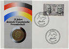 Bundesrepublik Deutschland / BRD 2 Deutsche Mark 25 Jahre Deutsch Französische Freundschaft -
