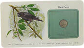 Seychellen 25 Cents Serie : Bird Coins of the World : Black Parrot -