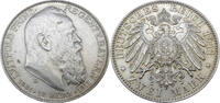 Bayern 2 Mark Luitpold Prinzregent von Bayern (1886-1912) - Zwei Mark - J.48 -