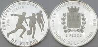 Kuba 5 Pesos Campeonato Mundial de Futbol - Italia 1990 - Fußball-WM 1990 Italien -