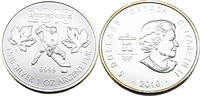 Kanada 5 Dollar Olympische Spiele in Vancouver, 2010 - Eishockey -