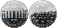 Frankreich 100 Francs / 15 Ecus Brandenburger Tor -