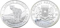 Somalia 100 Schilling / 1 Oz 2018 Afrikanische Tierwelt - Leopard Polier... 76.87 &pound;  +  17.08 &pound; shipping