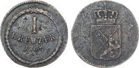 Baden 1 Kreuzer 1809 Carl Friedrich 1803 - 1811 ss, etw. korr., Zainende 17.34 £  +  7.37 £ shipping