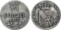 Baden 6 Kreuzer 1807 Carl Friedrich 1803 - 1811 f.ss 21.67 £  +  7.37 £ shipping